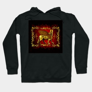 Assyrian LAMASSU ( WInged Bull) Hoodie